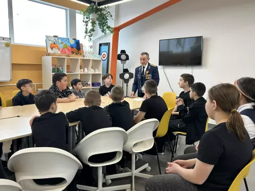 Балтачта  отставкадагы майор белән очраштылар