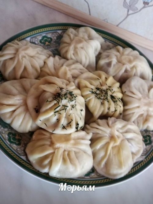 Мәрьям Миңнегуловадан хинкали рецепты