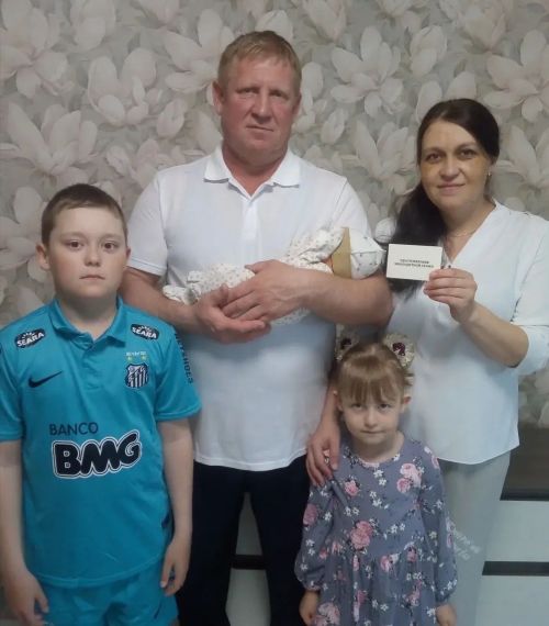 В Балтасинском районе в семье ветерана СВО родился третий ребёнок!