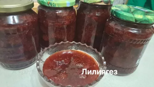 Лилия Әскаровадан виктория вареньесы рецепты