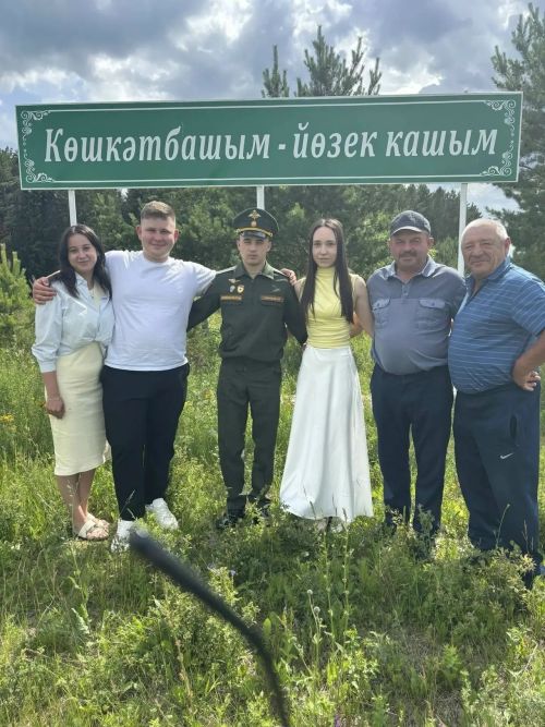 Көшкәтбаш егете армиядән кайткан