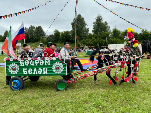 Бөрбаш авылында Россиякүләм мөселман балалар Сабан туе узды