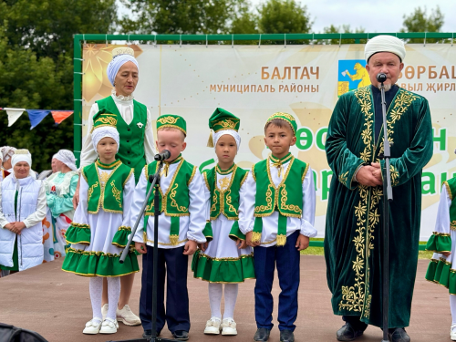 Бөрбаш авылында Россиякүләм мөселман балалар Сабан туе узды