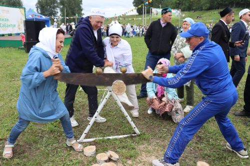 Бөрбаш авылында Россиякүләм мөселман балалар Сабан туе узды