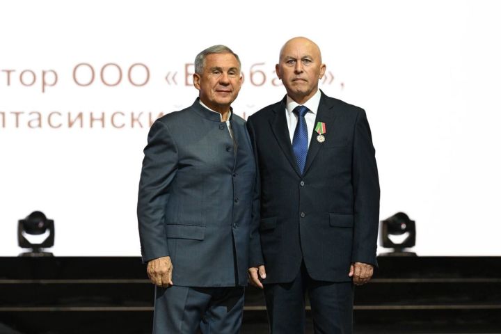 Райондашыбыз «Татарстан Республикасы алдындагы казанышлары өчен» орден медале белән бүләкләнде. Котлыйбыз!