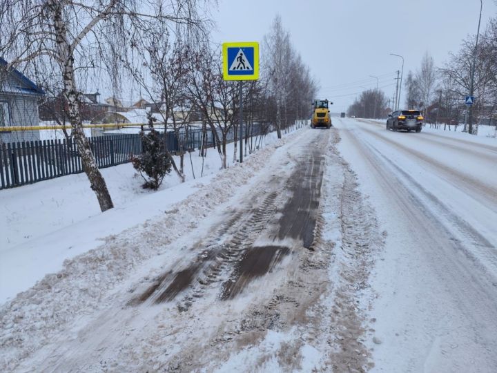 Балтачта 30дан артык техника юлларны чистартырга чыкты