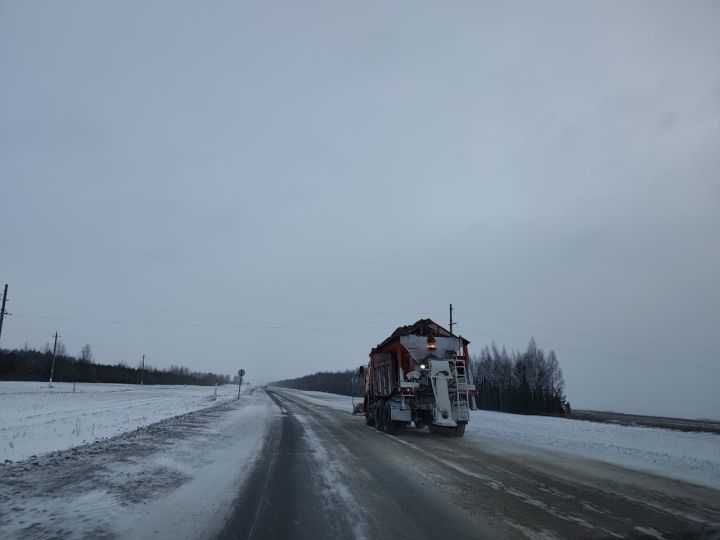Балтачта 30дан артык техника юлларны чистартырга чыкты
