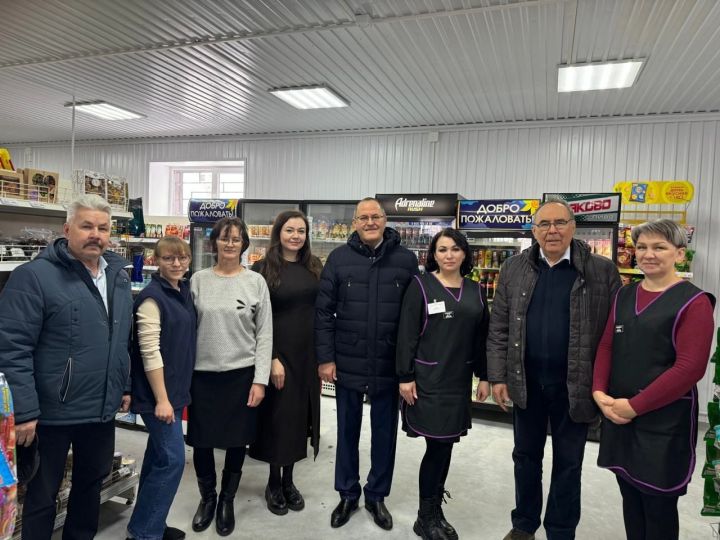 Урта Көшкәт авылында кибет ачылды