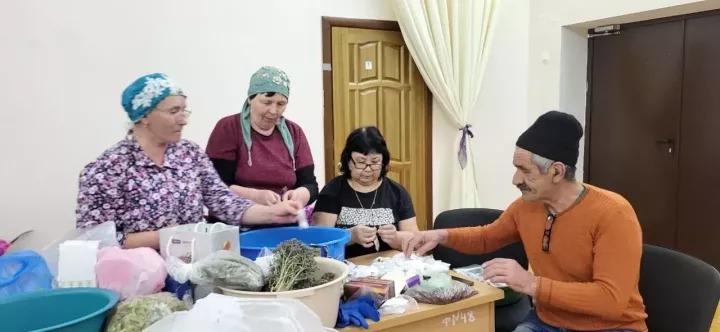 Чапшарлылар кабат сетка үргән, чәйләр тутырган