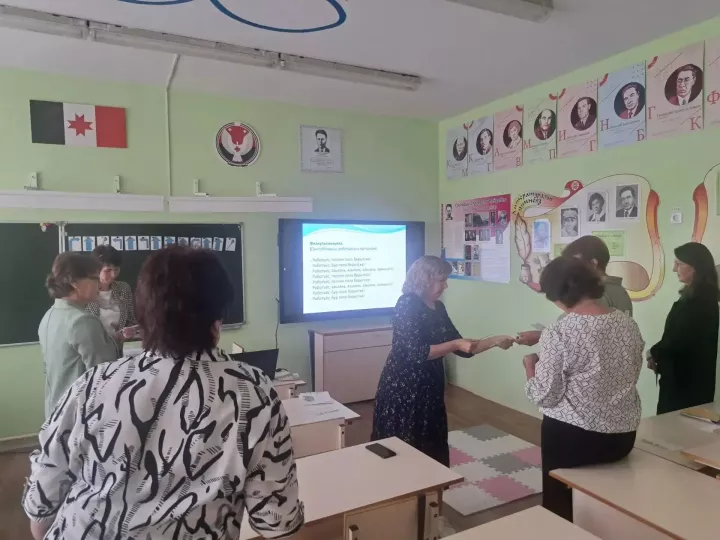 В Мало-Лызинской школе прошло секционное заседание августовской конференции учителей удмуртского языка и литературы